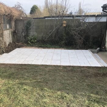 New Patio Installation in Leixlip
