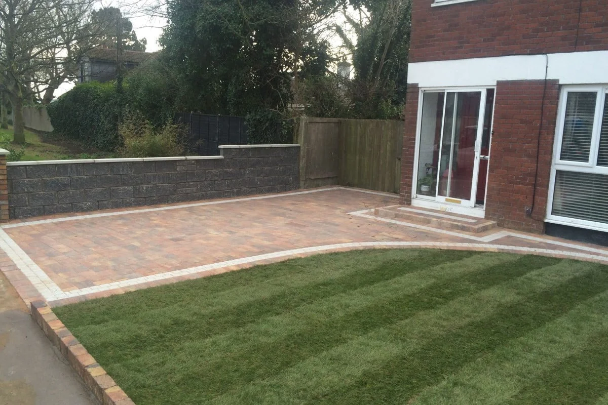 Block paving installation in Stillorgan, County Dublin, Ireland