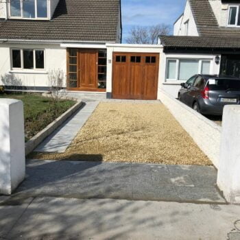 Gravel Driveway With Granite Apron in Walkinstown
