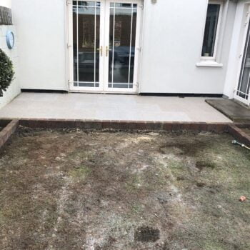 New Granite Slabbed Patio in Dundrum