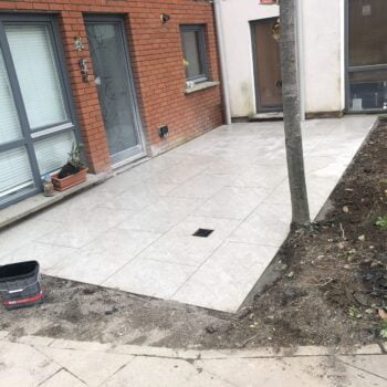 Porcelain Tiled Patio in Dundrum
