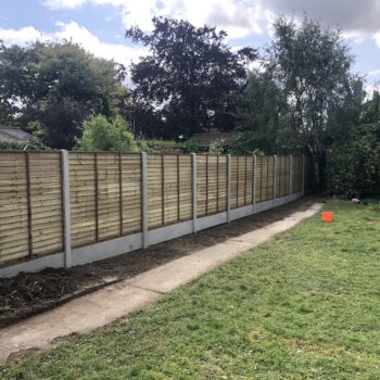 Wooden Fence Installation in Castleknock, Dublin
