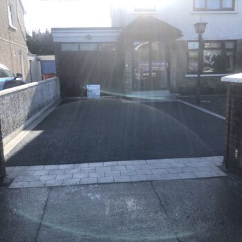 Asphalt Driveway and Granite Border Installation Santry