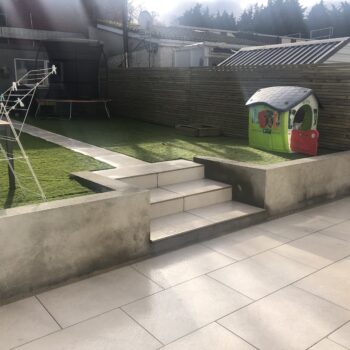 Porcelain, Fencing and Artificial Grass Project in Ballyboden, Dublin