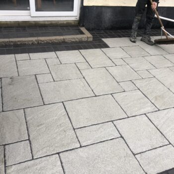 Patio With Belvedere Slabbing in Greystones, Wicklow