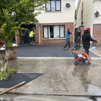 Asphalt Driveway With Granite Apron in Maynooth, Co. Kildare