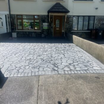 Imprint concrete driveway installation in Walkinstown